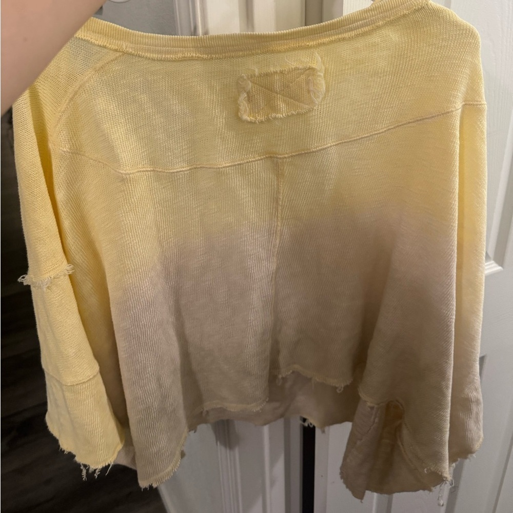 BNWOT Free People We The Free After Midnight Washed Tee - Picture 4 of 5